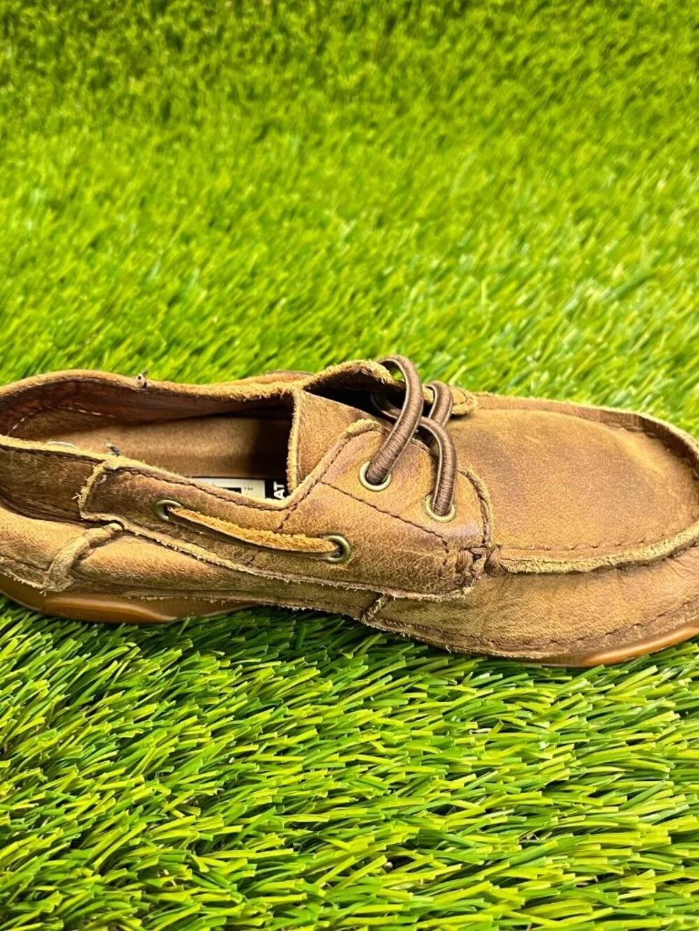 Ariat Caldwell Boys Size 9.5C Toddler Brown Casual Walking Slip On Shoes Loafers